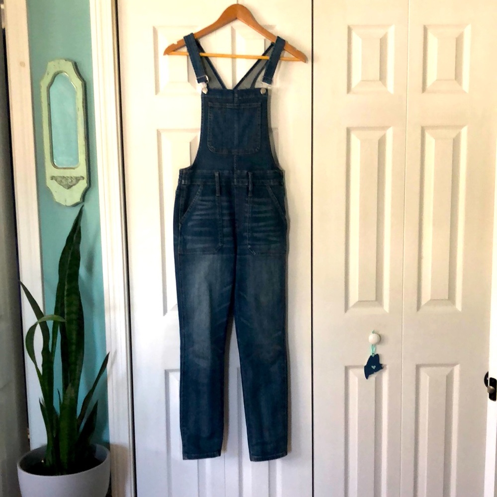 Madewell skinny overalls